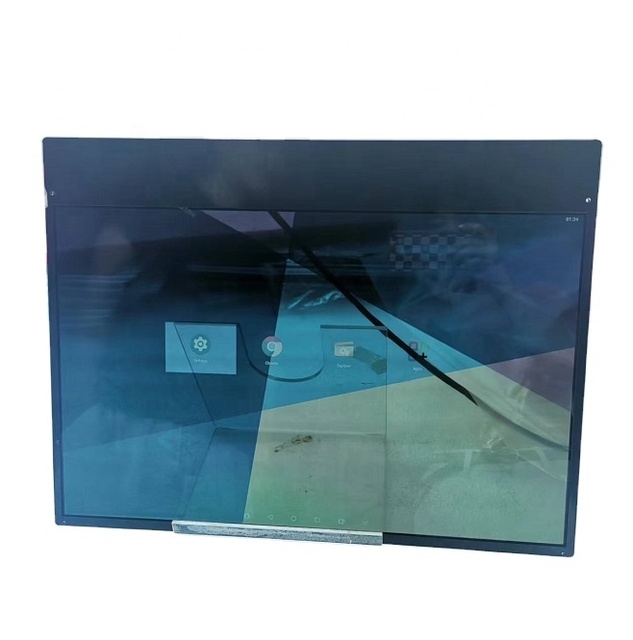 Show case Display Glass 22 Inch Transparent LCD Panel Good Quality for Transparent Lcd Display Cabinet