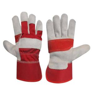 Breathable Anti-Vibration Safety <b>Gloves</b> Wear-Resistant Mechanic Leather <b>Gloves</b> with Fingers Visibility Comfortable working <b>Glove</b> - Product Image 3
