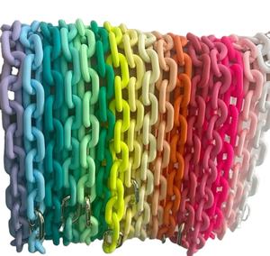 โซ่เชื่อมต่ออะคริลิกเรซิ่นทำมือเพ้นท์ลายหรูหราสำหรับตกแต่งภายใน - Product Image 4