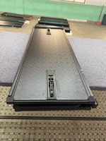 Couverture de benne rigide en aluminium à trois volets avec éclairage LED intégré, étanche IP67, antivol pour BYD Shark 6, Ranger F150, Silverado
