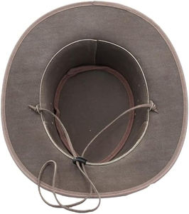 Chapeau en cuir de luxe résistant aux intempéries, ultra-durable et conçu pour le style, le confort et les grands espaces extérieurs - Product Image 2