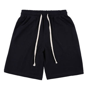 Short de sport décontracté pour homme en toile respirante non tissée de haute qualité, taille haute avec cordon de serrage, séchage rapide, style uni teint - Product Image 2