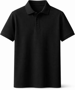 Polo décontracté respirant à manches courtes pour homme, idéal pour les voyages d'affaires et les trajets quotidiens, infroissable, facile d'entretien, tissu sans repassage - Product Image 3