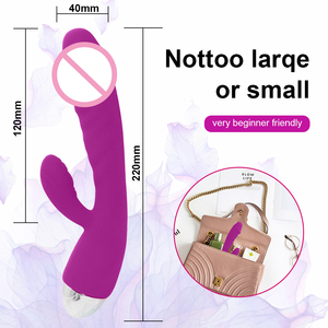 MEIPER 360 Degree Rotation Super Big Dildo <strong>Rabbit</strong> Ear <strong>G</strong> <strong>Spot</strong> 10 Vibrating <strong>Rotating</strong> Pink <strong>Rabbit</strong> <strong>Vibrator</strong> for Women - Product Image 5