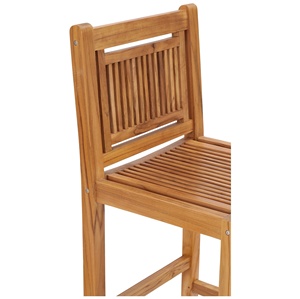เก้าอี้บาร์เชิงพาณิชย์คุณภาพสูงทำจากไม้สัก - Product Image 4