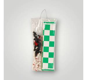 Juego de Ajedrez Portátil para Torneos con Tablero Enrollable, Piezas de Ajedrez de Plástico Staunton y Bolsa de Transporte de PVC, Profesional para Clubes - Product Image 2