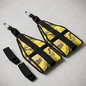 Correas ajustables para abdominales para barra de dominadas, eslingas abdominales colgantes, cinturones de ejercicio abdominal para levantamiento de pesas, correas para colgar en la puerta - Product Image 1