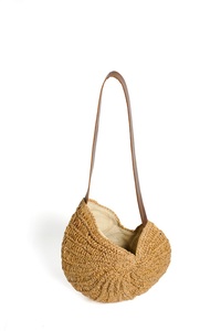 Bolso de Mujer Estilo Inglés 2026 Ecológico de Rafia, Elegante, Ligero, Tamaño Personalizable, Correa de Cuero, Bordado, Forro de Algodón - Product Image 3