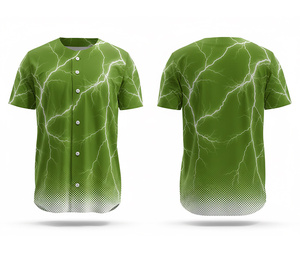 Fabricante de Uniformes de Béisbol Personalizados para Escuelas y Clubes, Jersey con Logotipo y Números Personalizados |   Base de Poliéster Transpirable - Product Image 6