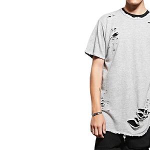 Camiseta de Doble Capa para Hombre, Tejido de Punto de 240 g/m², 100% Algodón, Corte Holgado, Estampado por Transferencia de Calor, Antiarrugas, Manga Corta - Product Image 3