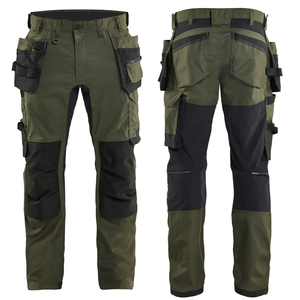 High Visibility Reflective Windproof <b>Waterproof</b> Working Pants in Wholesale Rate Custom Logo Print <b>Work</b> Cargo Pants - Product Image 1