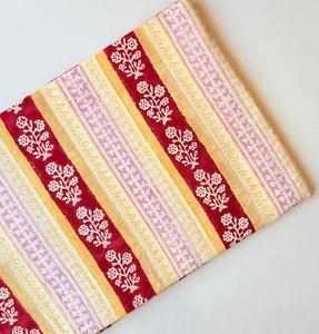 ผ้าฝ้ายพิมพ์ลายด้วยมือแบบอินเดีย ผ้าพิมพ์ลายเจียปุรี ผ้าสำหรับใส่ในฤดูร้อน ผ้าเนื้อเบา คุณภาพดี - Product Image 3