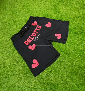 กางเกงขาสั้นลำลองของผู้หญิงผ้าฝ้ายบางทรงหลวมตกแต่งแนวสตรีท2024แฟชั่นบริสุทธิ์ย้อนยุค - Product Image 6