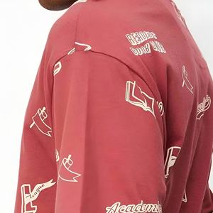 Camiseta de trabajo personalizada para hombre, oversize, 100% algodón, tela gruesa, con empalmes, 260 g/m², DTG, estilo casual urbano, lavado desgastado, camiseta lisa - Product Image 6