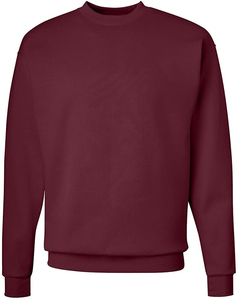 Sudadera Unisex de Cuello Redondo, Corte Regular, Color Sólido, Tejida, Informal, Otoño, Morado - Product Image 3