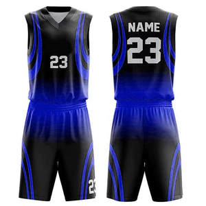 Durable Material High Quality 100% Polyester Breathable Plus Size Customized Basketball Uniform with <b>Unique</b> Design - Product Image 4