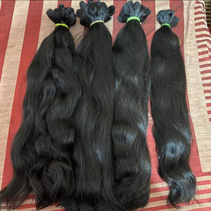 ผมอินเดียแท้แบบ Temple Wave 100% แบบ Single Drawn Double Weft ผมมนุษย์ที่ยังไม่ผ่านการแปรรูป  จัดเรียงเกล็ดผม  แบบเป็นมัด - Product Image 6