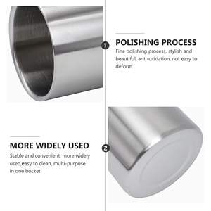 Cubo de Hielo de Acero Inoxidable de Doble Pared de Calidad Premium para Cerveza, Enfriador de Bebidas, Enfriador de Vino, Uso en Fiestas, Venta al por Mayor - Product Image 2