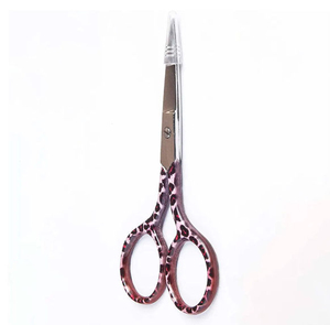 Ciseaux de manucure en acier inoxydable, lame droite, manche rond en plastique durable, coupe-ongles de précision, pointe fine de 8,8 cm - Product Image 3