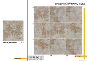 Baldosas Reforzadas para Estacionamiento 500X500MM Diseñadas para Desarrollos Modernos que Requieren un Suelo Exterior Duradero y Seguro - Product Image 2