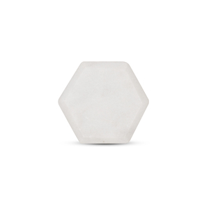 Boutons de meuble hexagonaux de luxe en marbre faits à la main Shubham avec incrustations décoratives en pierre, poignées et tirants pour tiroirs et armoires - Product Image 1