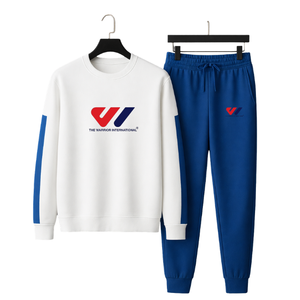 Men Cotton <b>Tracksuit</b> Set Long Sleeve Sweatshirt Jogger Pants Casual Sports Wear Mens Heavyweight Winter Sports <b>Tracksuit</b> - Product Image 5
