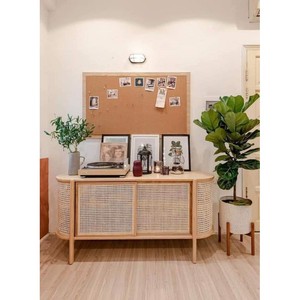 Rouleau de toile de rotin Non toxique fait à la main, rouleau de rotin en maille naturelle pour la fabrication de meubles de luxe - Product Image 5