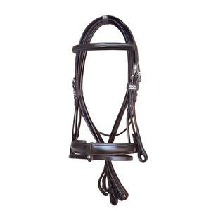 Bridon de dressage en cuir véritable pour chevaux d'équitation, rembourré et doux, haute qualité, meilleur prix compétitif, pour la course et l'équitation. - Product Image 1