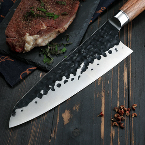 Handmade Eco-Friendly Chef <b>Knife</b> Carbon Steel <b>Sharp</b> Forged 3.0mm Thickness Wood Handle Ambidextrous Modern Design 8-9.9in Custom - Product Image 3