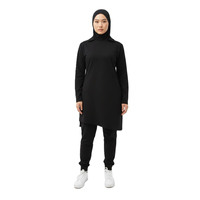 Ensemble de sport islamique 2 pièces personnalisé pour femmes musulmanes - UPF50+ Écologique Grande Taille Anti-bactérien Léger