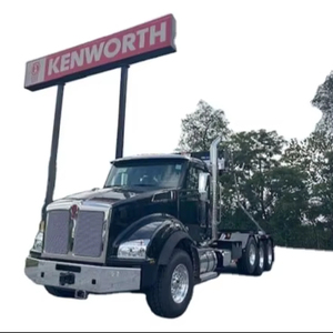 Camion lourd d'occasion Kenworth T880 noir 8x4 de 2010, direction à gauche, transmission automatique, moteur diesel, norme d'émission Euro 6, livraison rapide - Product Image 1