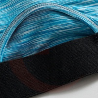 Sujetador deportivo para gimnasio y running al por mayor, con logo personalizado en la parte delantera, transpirable, duradero, de secado rápido, de alto soporte, para mujer, en oferta.