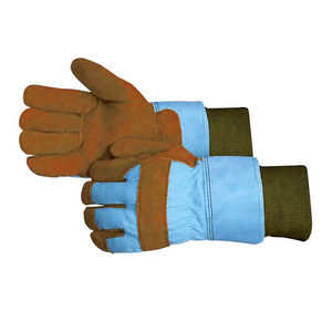 Gants de travail en cuir de vachette de qualité supérieure, doux et confortables, résistants à l'abrasion, pour la construction et le jardinage - Product Image 6