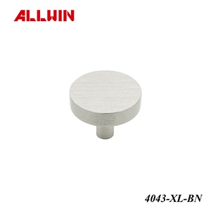 Bouton de meuble en laiton massif 38 mm finition nickel brossé pour cuisine, commode, chambre, bar, mobilier - pour villa, maison, extérieur, entrepôt - Product Image 2