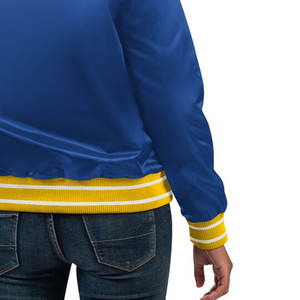 Chaqueta Varsity Corta de Lana para Mujer, Estilo Urbano, con Forro Suave y Diseño Universitario - Product Image 5