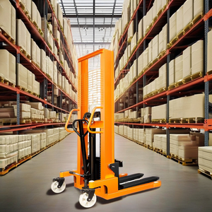 <span class=keywords><strong>Nuevos</strong></span> elevadores de paletas manuales Carretilla elevadora 1ton 2 Ton 2.5ton 3ton Apilador hidráulico manual Horquillas ajustables Aluminio - Product Image 5