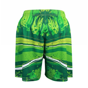 Pantalones Cortos Deportivos Casuales de Verano para Hombre, Estampados Florales, Cintura Media Elástica, Secado Rápido, Impermeables, Transpirables, con Cordón Ajustable - Product Image 2