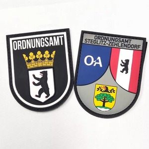 School Badge PVC Patch Custom Crest Rubber Emblem for <b>Blazers</b> Sweaters <b>Kids</b> Uniforms Soft Silicone Sew On Logo Patch OEM - Product Image 4