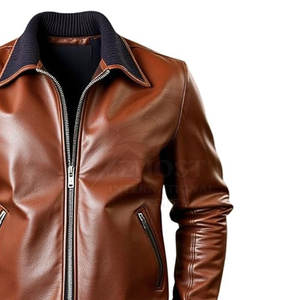 Chaquetas de Cuero Clásicas para Hombre, Corte Entallado, Estilo Ejecutivo, Chaquetas de Cuero Elegantes para Hombre - Product Image 6