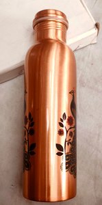 High Quality Copper water Bottle <b>Designer</b> Copper Bottle Heavy-Duty Copper Outdoor Bottle At Best Price <b>By</b> SALEEM INTERNATIONAL - Product Image 4