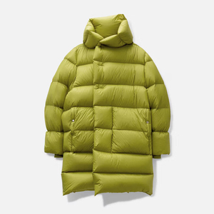 Solid Trader High Quality <b>Snow</b> Weather Parka Smooth Zip Up Design Soft Layer Warmth Maintenance Long Puffer Jacket - Product Image 6