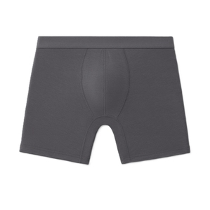 Calzoncillos bóxer para hombre, de corte medio, color liso, transpirables, de punto, con elastano y algodón, ropa interior masculina de alta calidad, logotipo personalizado - Product Image 5