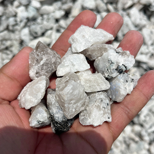 Pierres brutes de pierre de lune arc-en-ciel naturelle de haute qualité, cristal de pierre de lune blanche en vrac, forme irrégulière, décoration d'intérieur, vente en gros - Product Image 3