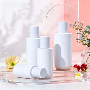 ขวดบรรจุภัณฑ์เครื่องสำอาง PET ขนาด 60-200 มล. แบบไหล่เรียบ ฝาเปิดแบบพลิก พิมพ์ลายซิลค์สกรีน รูปทรงโคสโม สำหรับโทนเนอร์ - Product Image 3