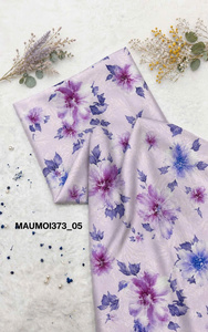 Tissu Charmeuse Imprimé Floral Viet Thang 8027 100% Polyester 150/160cm Respirant Léger pour Vêtements Femme Homme et Tenues d'Intérieur - Product Image 3