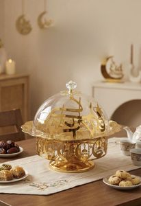 Support à gâteau avec dôme en verre, support à gâteau en bois avec couvercle en verre, support à dessert avec couvercle, support à gâteau sur piédestal en bois - Product Image 5