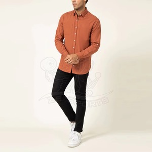 Camisa de Manga Larga para Hombre, Diseño Minimalista, Suave al Tacto, Corte Elegante, Informal para Exteriores - Product Image 6