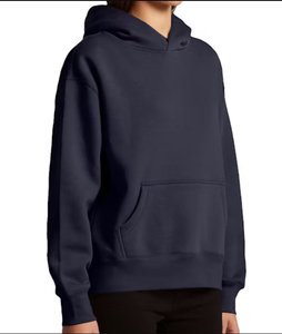 Custom Womens Oversized <b>Hoodie</b> Winter 100% Cotton Knitted Long Sleeve Front Design Printed Sweatshirt OEM Factory Direct BD - Product Image 4