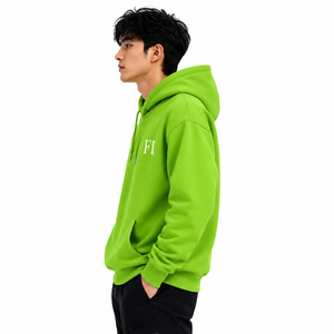 เสื้อฮู้ดดี้พรีเมียมทรงหลวม ผ้าฝ้ายหนานุ่ม เนื้อผ้าหนัก ใส่สบาย สไตล์สตรีทแวร์ ผลิตจากโรงงาน ขายส่ง - Product Image 4