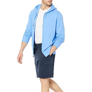Sudadera con Capucha para Hombre, Invierno, Casual, Algodón y Poliéster, con Cierre, Diseño de Logotipo Personalizado, Hombros Caídos, Transpirable, Resistente al Viento, Tallas Grandes - Product Image 3